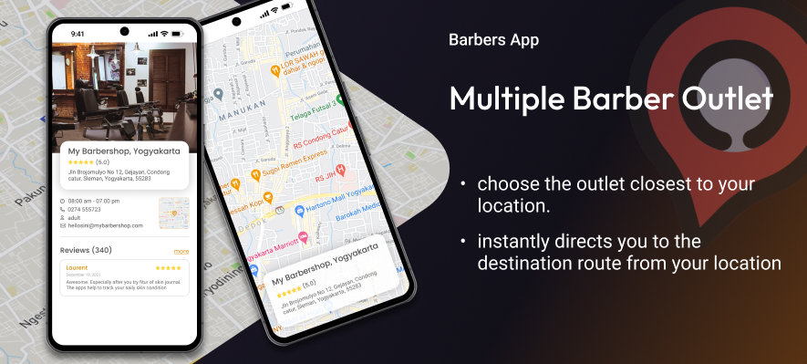 Barbers - Multi Barbershop Apps (SaaS), Booking Appointment, Employee POS App, and Web Admin - 3